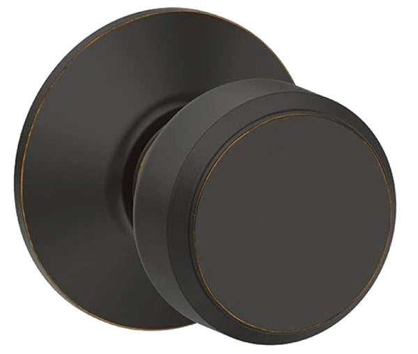 Schlage F10 V BWE 716 Hall & Closet Lock, Aged Bronze