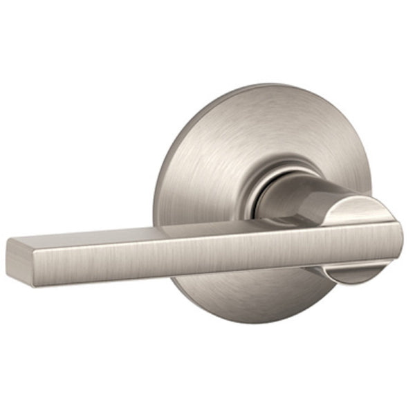 Schlage F10VLAT619 Latitude Passage Door Lever, Satin Nickel
