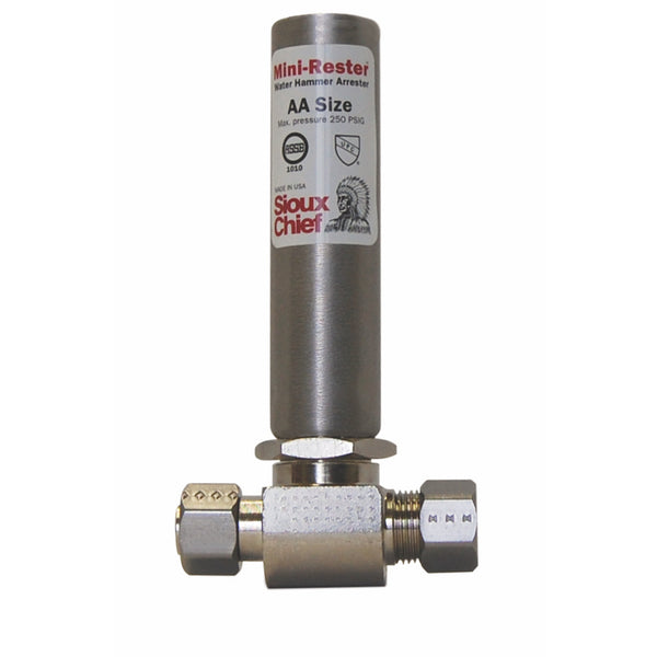 Sioux Chief 660-GTR1 Mini-Rester Water Hammer Arrester, Copper