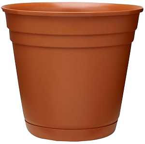 Southern Patio RN1207TC Rolled Rim Planter, Plastic