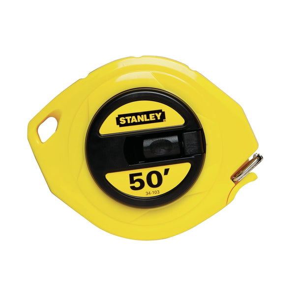 Stanley 34-103 Long Tape Measure, 50 ft. L X 0.38 inch W, Yellow