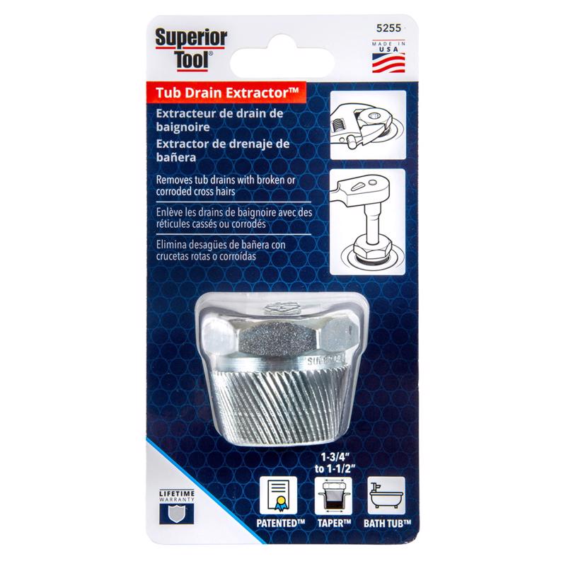 Superior Tool  5255 Tub Drain Extractor