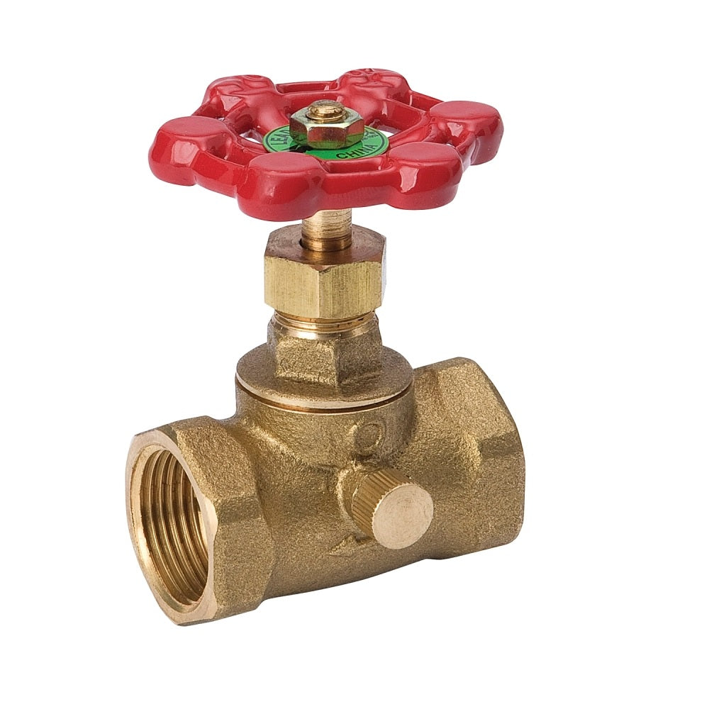 ProLine 105-104NL Stop and Waste Valve, Brass