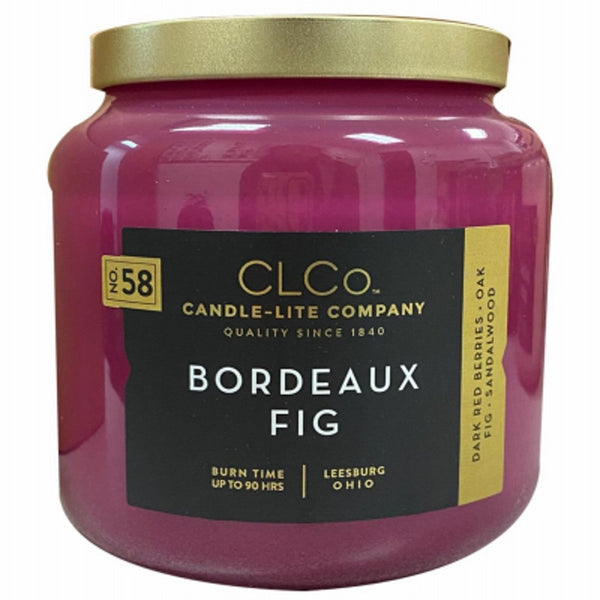 Candle Lite 4274225 Clco Bordeaux Fig Candle, 14 Ounce