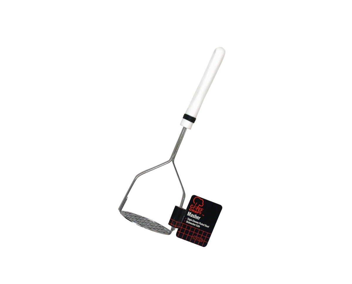 Chef Craft 12923 Select Potato Masher, Black Handle