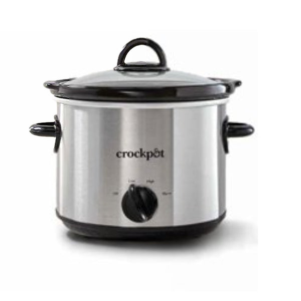 Crock-Pot 2135591 Manual Slow Cooker, Silver, 3 Quart