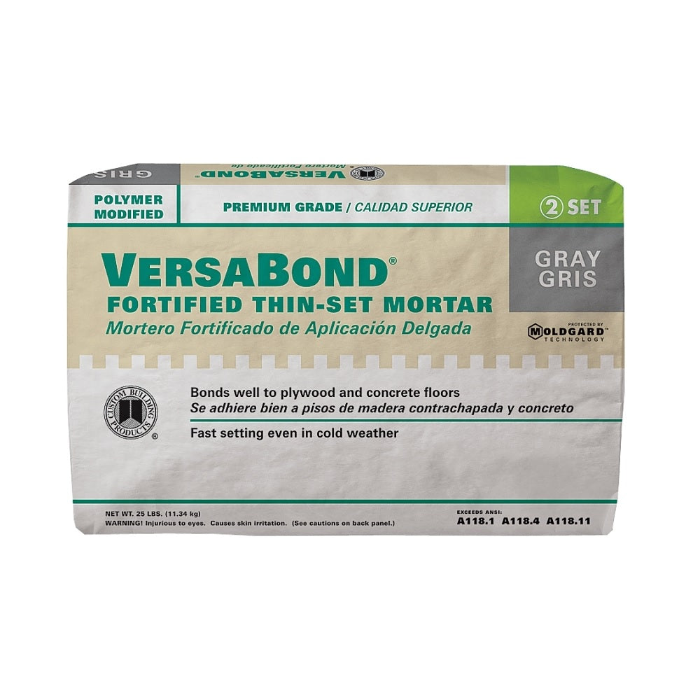 Varasnond Form.pdf Custom Building Products MTSG25 VersaBond Flex Series Thin-Set Mortar ...