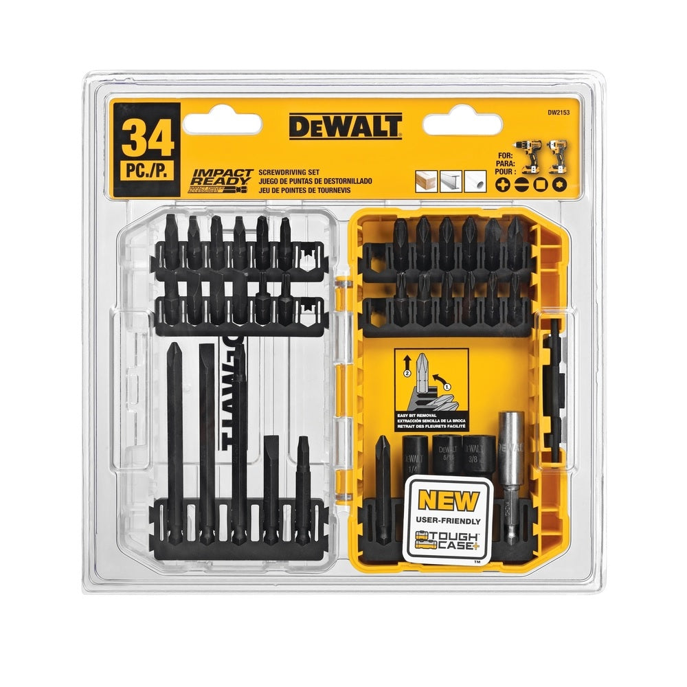 DeWalt DW2153 Impact Ready Drive Bit Set, Steel