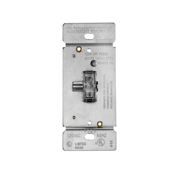 Eaton TI306L-K Wiring Devices Toggle Dimmer, Polycarbonate