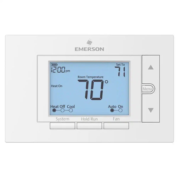 Emerson UP310 Premium 7 Day Programmable Thermostat, White