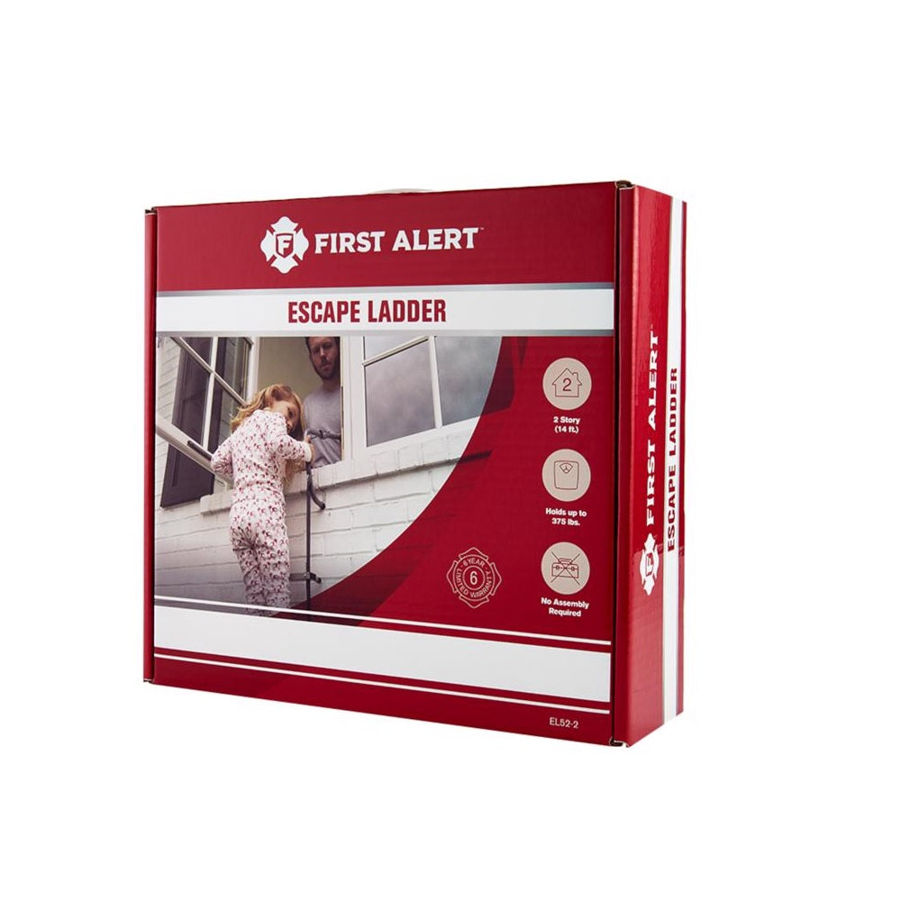 First Alert 1047153 Fire Escape Ladder, 375 LBS Capacity