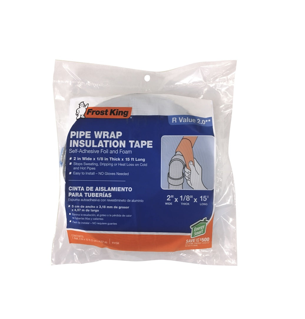 Frost King FV15H Tape Insulation, Foam, Silver
