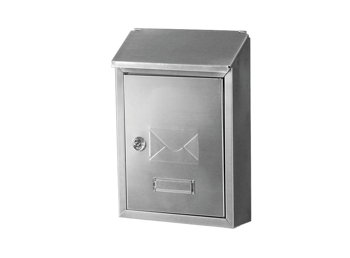 Gibraltar Mailboxes AWM00SS0 Ashley Wall Mount Mailbox, Grey Toolbox