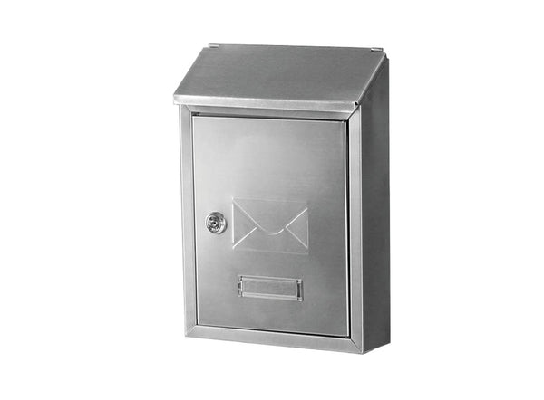 Gibraltar Mailboxes AWM00SS0 Ashley Wall Mount Mailbox, Grey