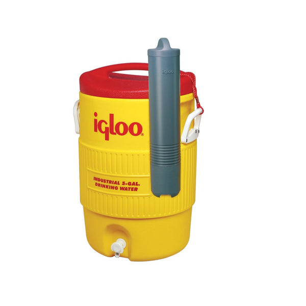 Igloo 11863 Water Cooler with Dispenser, 5 Gallon, Red/Yellow