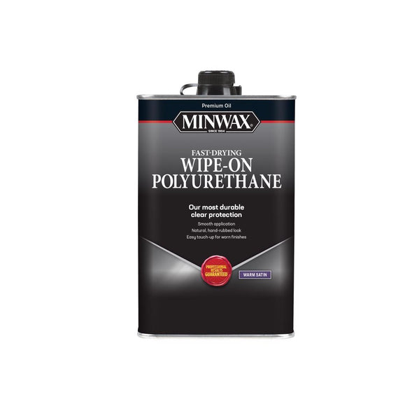 Minwax 40910000 Wipe-On Poly Polyurethane, Clear, 1 Pint