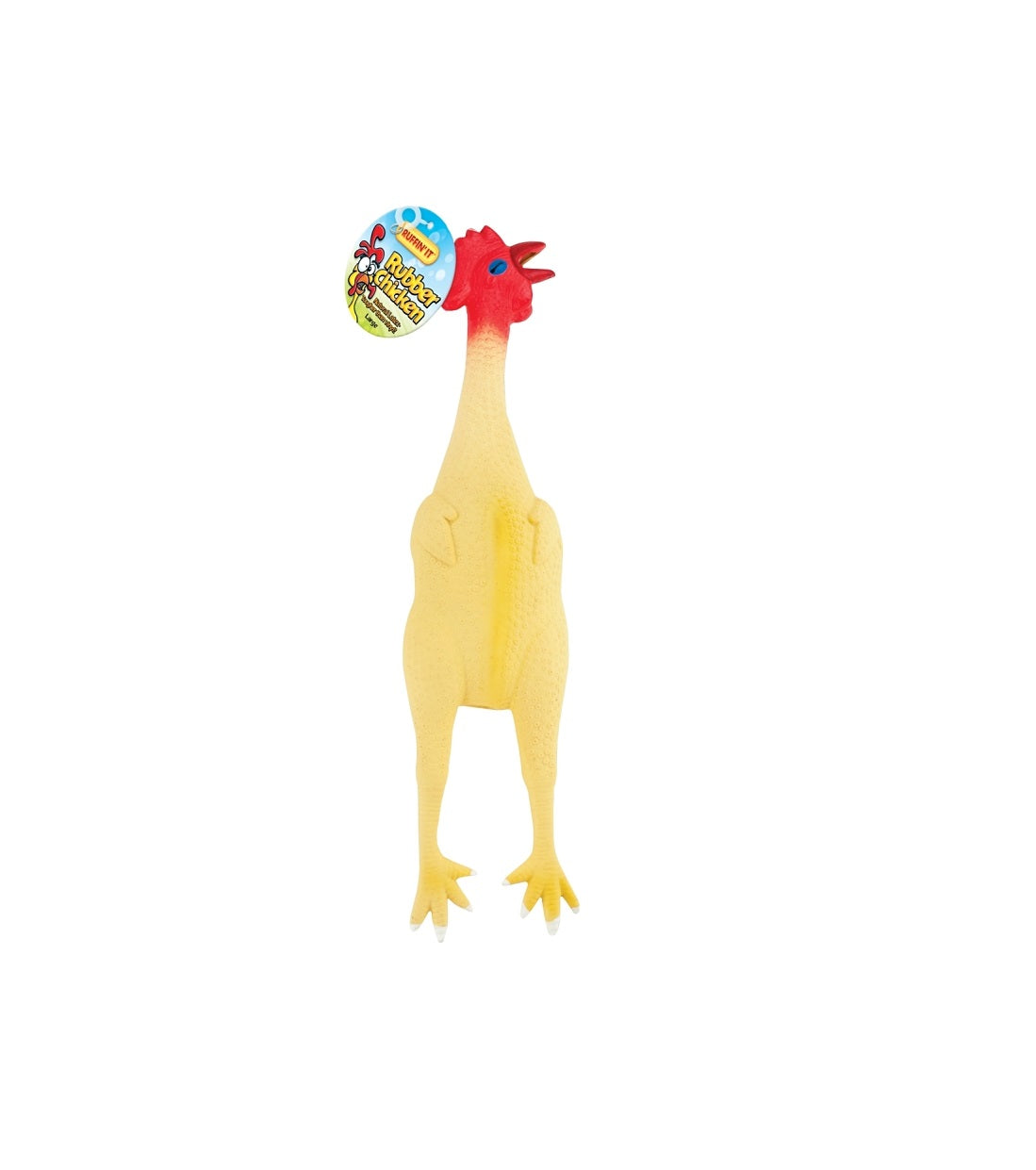 Ruffin' It 80527-2 Latex Chicken Dog Toy, Medium