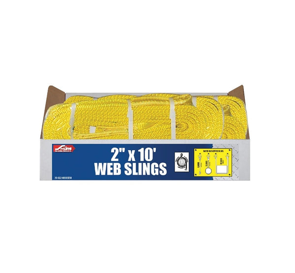 S-Line 20-EE2-9802X10 Lifting Sling, Polyester, Gray