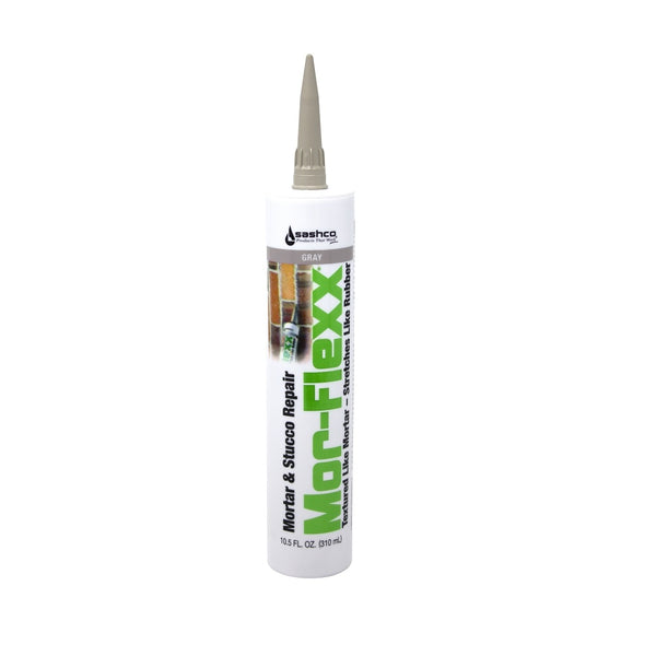 Sashco 15020 Mor-Flexx Mortar and Stucco Repair Caulk, 10.5 Ounce