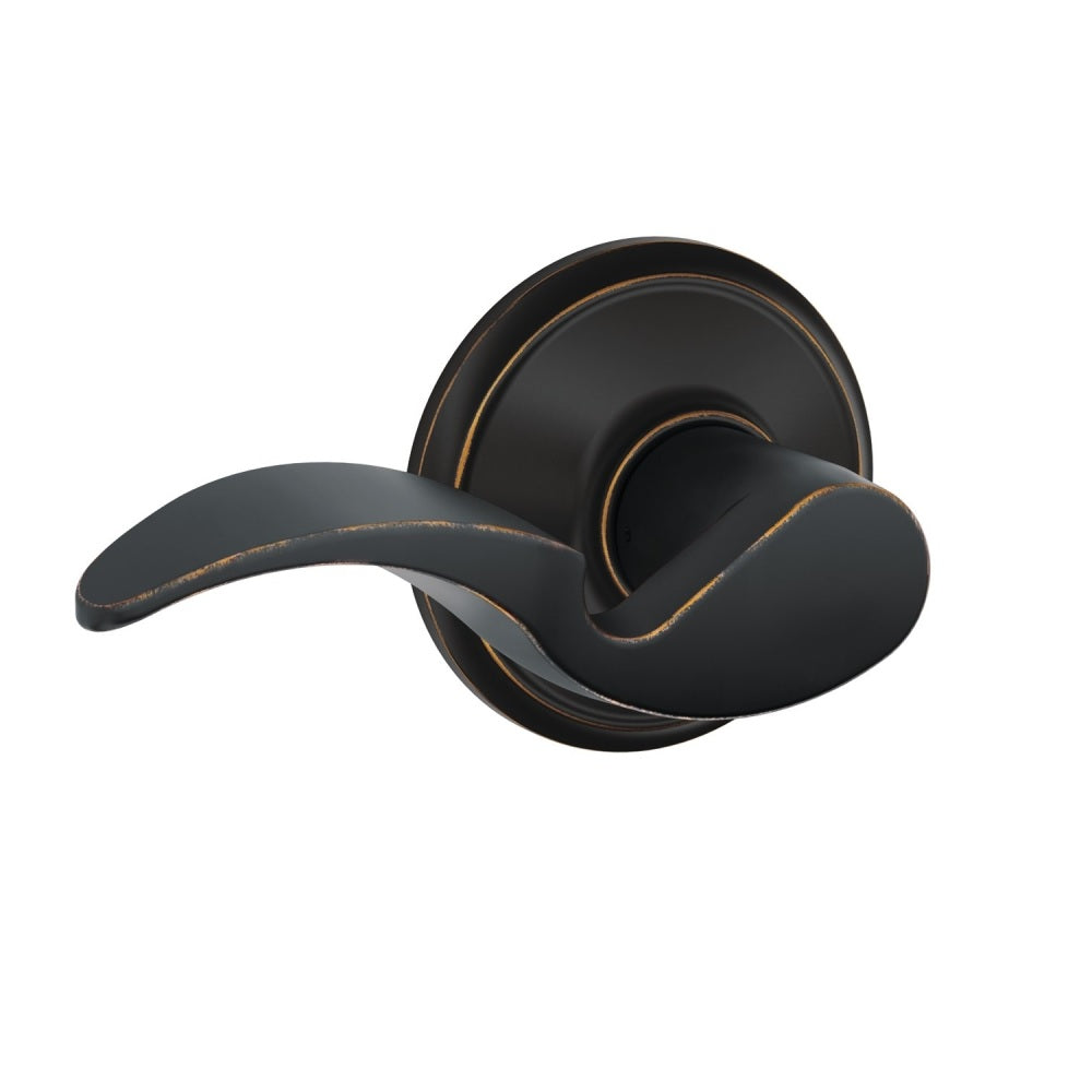 Schlage F10AVA716 Avanti Passage Lever, Aged Bronze