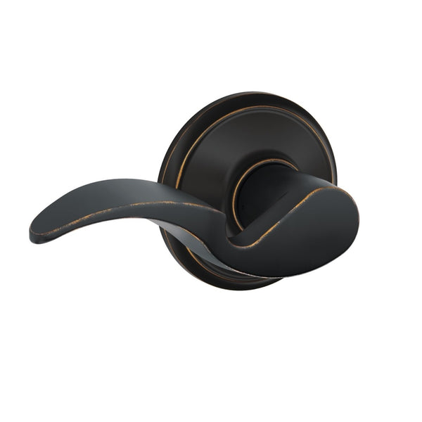 Schlage F10AVA716 Avanti Passage Lever, Aged Bronze