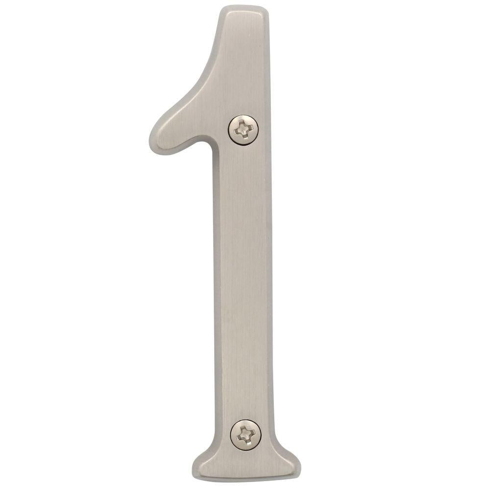 Schlage SC2-3016-619 House Number 1, Satin Nickel