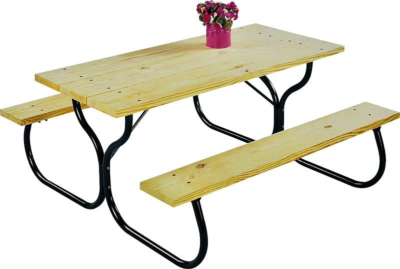 Seasonal Trends FC-30 Picnic Table Frame Kit, Black