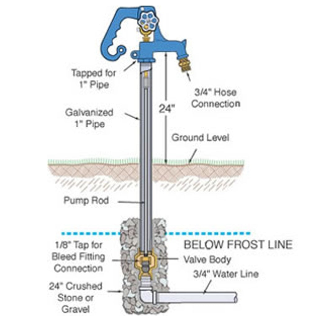 Simmons 800LF Yard Hydrant, 40 Inch