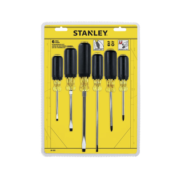 Stanley 66-565 Screwdriver Set, Black/Yellow