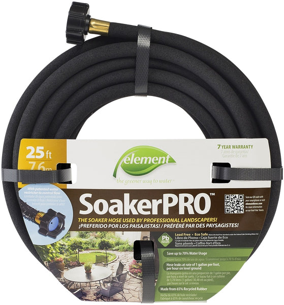 Swan CELSP38025 Soaker Hose, Rubber, Black