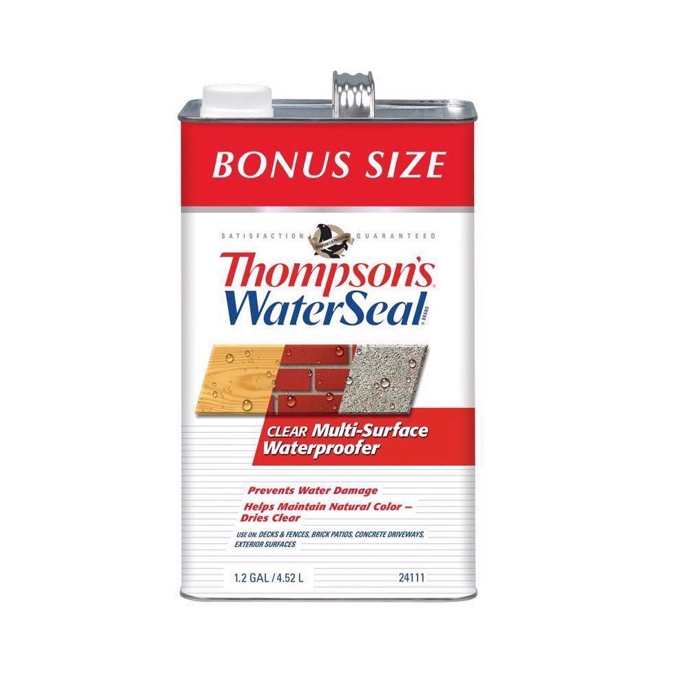 Thompson's WaterSeal TH.024111-03 Multi-Surface Waterproofer, 1.2 Gallon