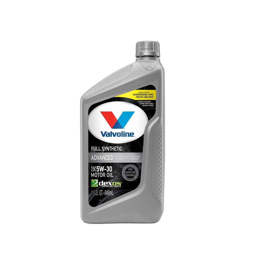 Valvoline VV955 Advanced Full Synthetic Motor Oil, Amber, 1 Quart