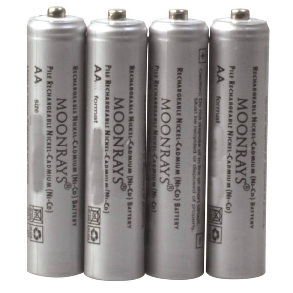 Moonrays 97145 Rechargeable Solar Battery, 600 mAh AA Battery