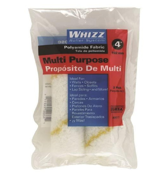 Whizz 94012 Paint Roller Cover Refill, 1/2" Nap, 4"