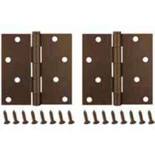Mintcraft BH-502VB3L Residental Door Hinges, 4" x 4", Venetian Bronze
