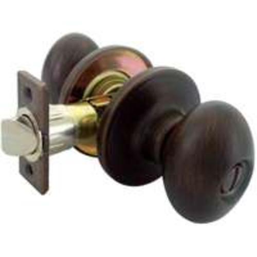 Mintcraft TYLK10V Tubular Knobset Priv Venetian Bronze Us11p