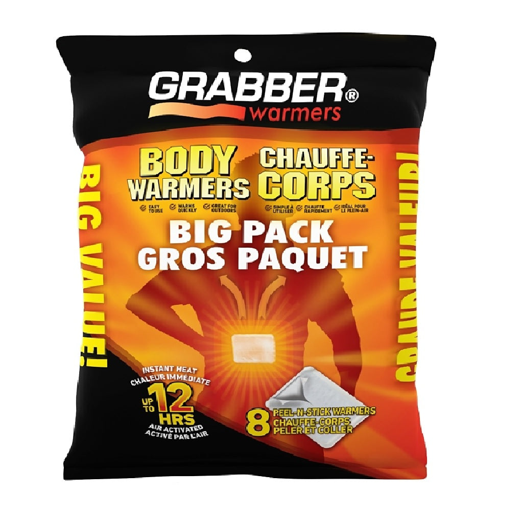 Grabber G801810 Adhesive Body Warmer, 8 PK