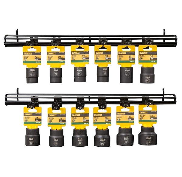 Dewalt DWMT80742 Impact Socket Set, 3/4", 12 Piece