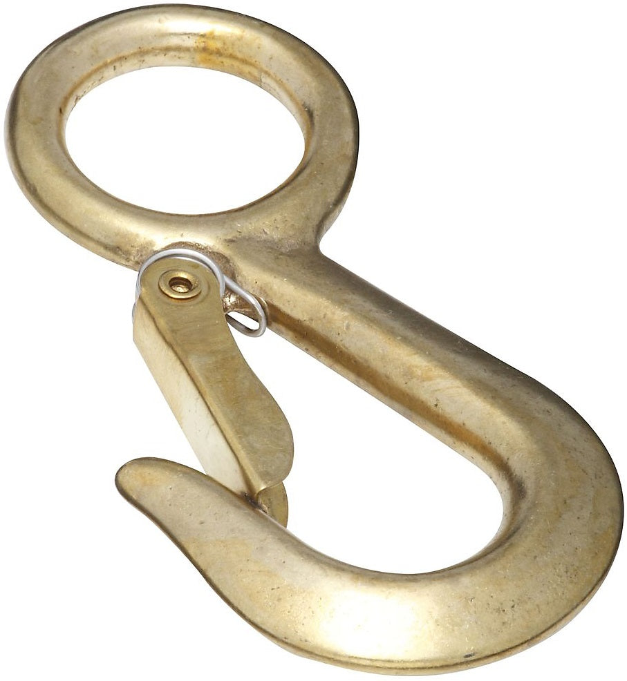 National Hardware N258-673 3190BC Rigid Eye Snap, 4-1/2", Solid Bronze