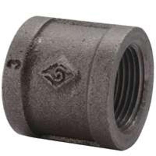 Worldwide Sourcing B220 40 Malleable Coupling, 1-1/2", Black