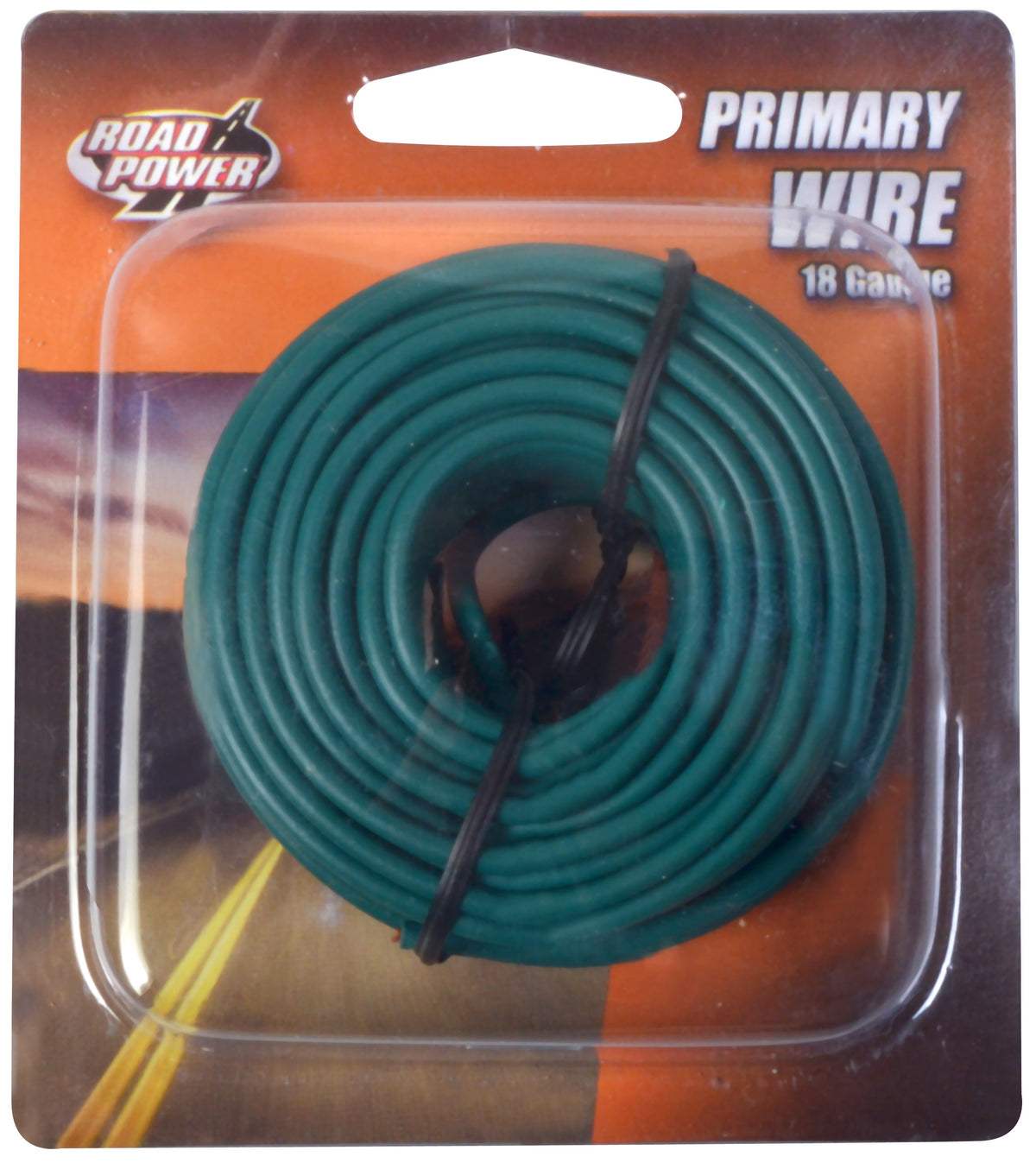 Road Power 55835033 Primary Electrical Wire, 18 Guage, 33', Green