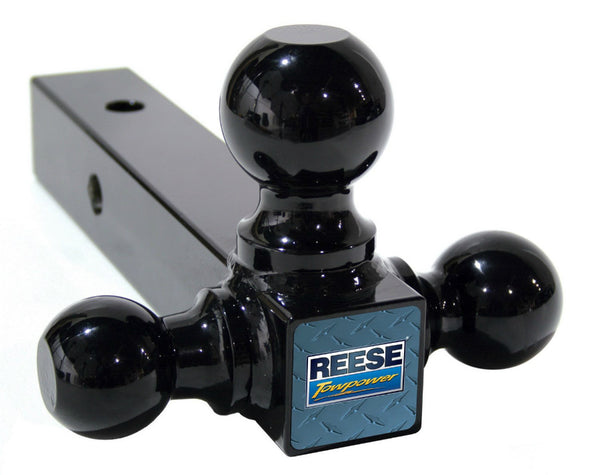 Reese Towpower® 21512 Multiple Ball Mounts Draw Bar Tri-Ball, 8", Metal Shield
