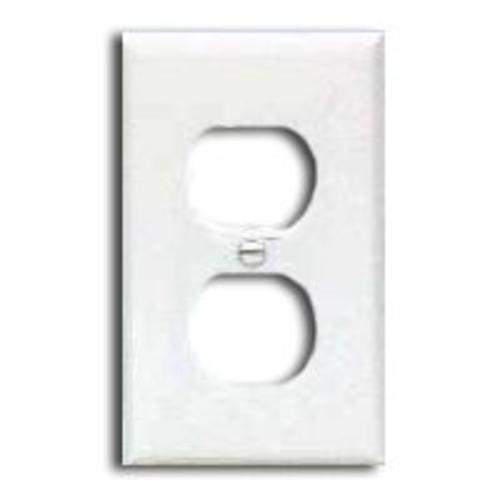 Cooper Wiring 5132W White Duplex Plate, 1G