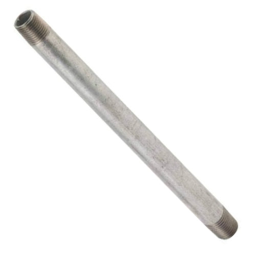 Worldwide Sourcing 11/4XCG Galvanized Standard Pipe Nipple 1-1/4Xclosed