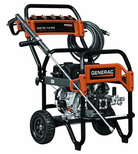 Generac 6564/6416 Commercial Gas Pressure Washer, 3800 PSI