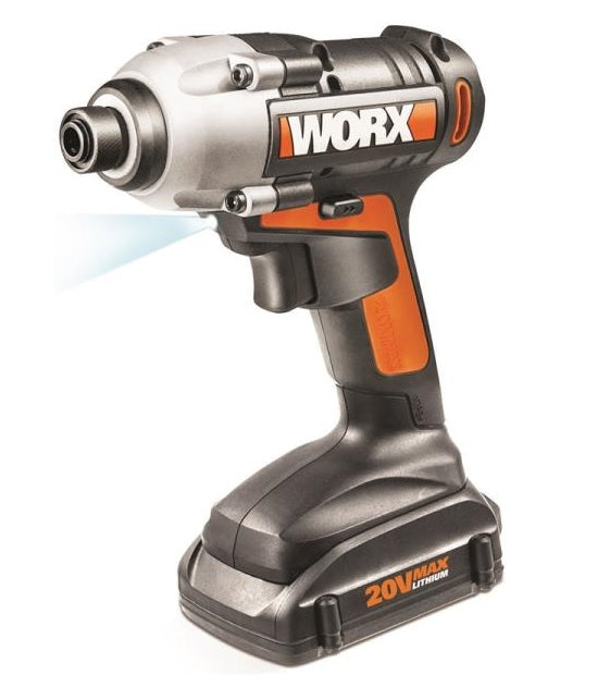 Rockwell WX290L Cordless Impact Drivers, 20Volt MaxLithium Toolbox