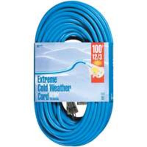 Coleman Cable 2439 Blue Cold Flex Cord, 100&#039;