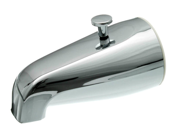 Danco 9D00080765 Universal Tub Spout with Diverter, Chrome, 5"