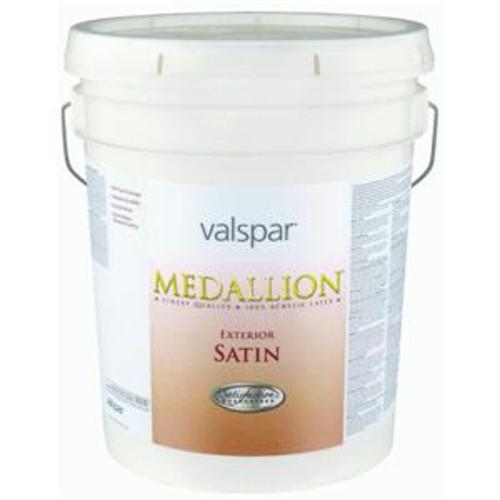 Valspar 027.0004100.008 Exterior Stain House & Trim Latex Paint 5 Gallon, White
