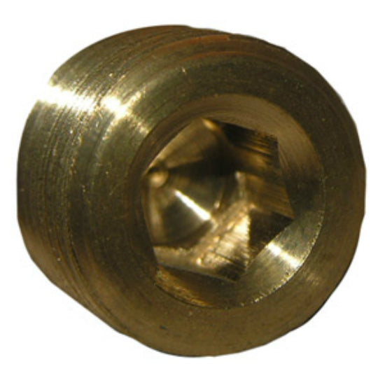 Lasco 17-9195 Lead Free Brass Countersunk Plug, 3/8" MPT